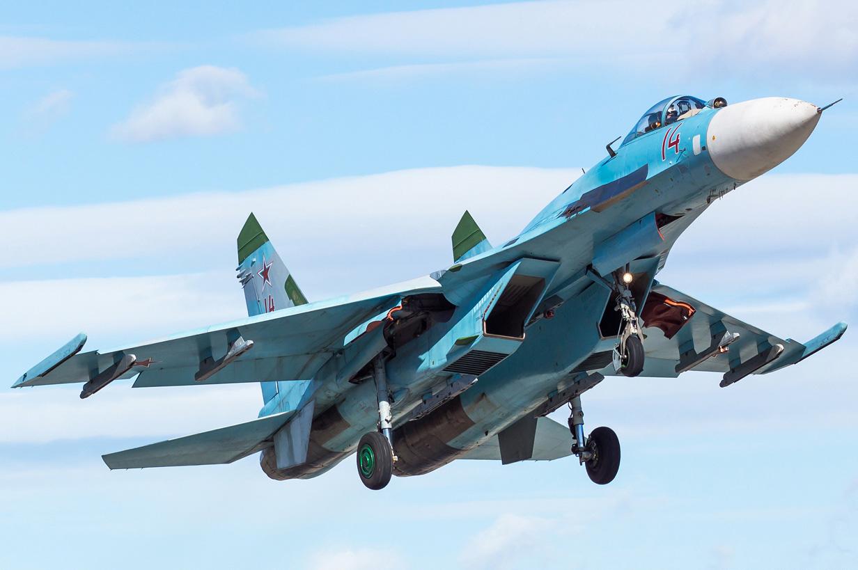 Су-27 жёстко отогнал истребитель НАТО от правительственного борта