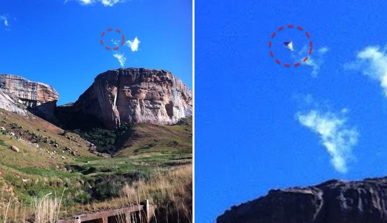 Загадочная «пирамида» парила в небе над ЮАР