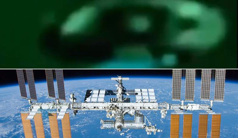 Камера МКС уловила металлический диск, пролетевший над Землей