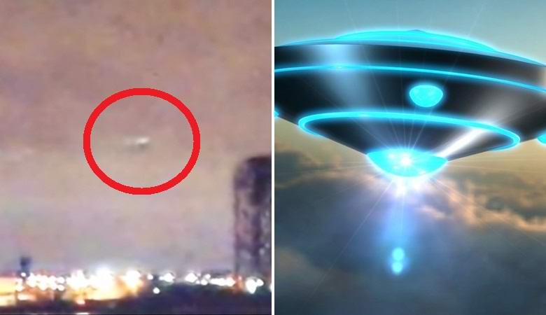 Загадочный НЛО заметили в эфире новостей
