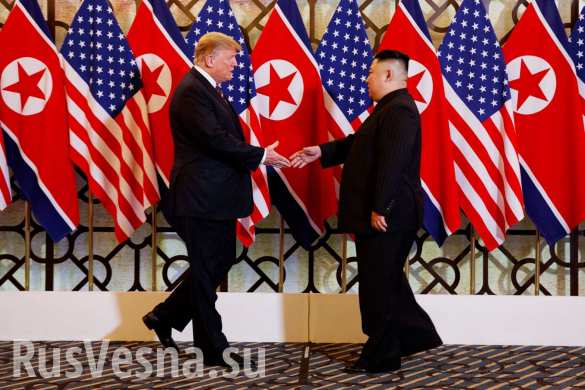 Трамп и Ким Чен Ын не подписали соглашение и отменили совместный ланч