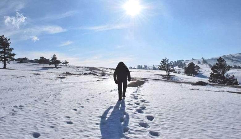 Предположительно снежного человека запечатлели в Юте