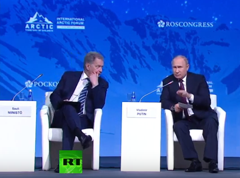 Путин рассказал, как ведут себя в России финские туристы
