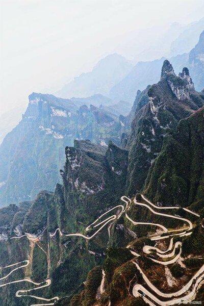 Всемирное шоссе чудес в Китае, небесная дорога