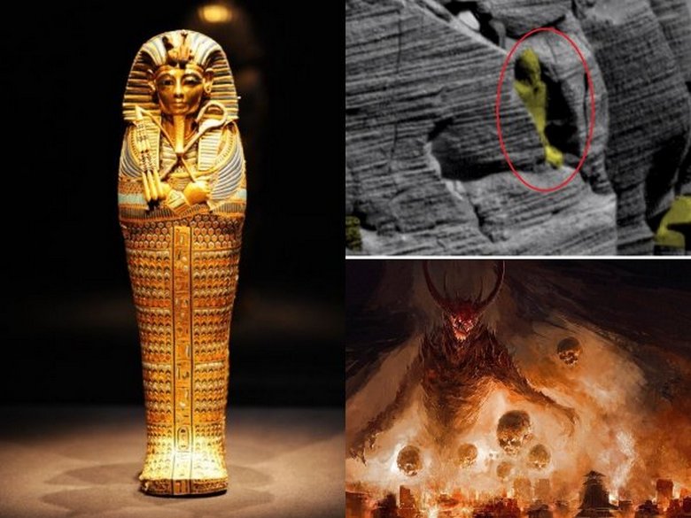 «Гробница египетского фараона» на Марсе дополнила подобные находки виртуальных археологов