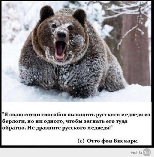Не злите русского медведя!!!