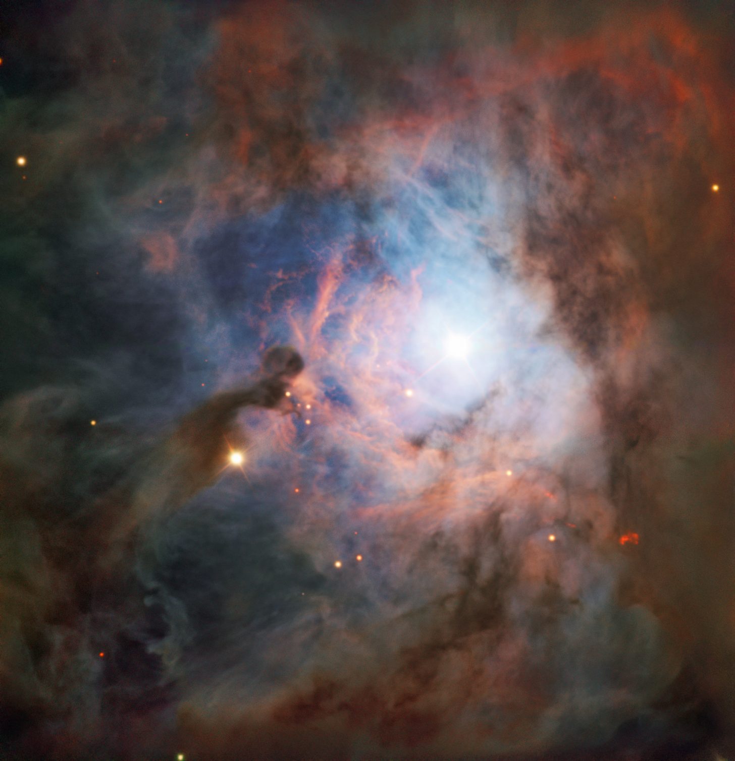 Великолепная отражательная туманность в созвездии Ориона
