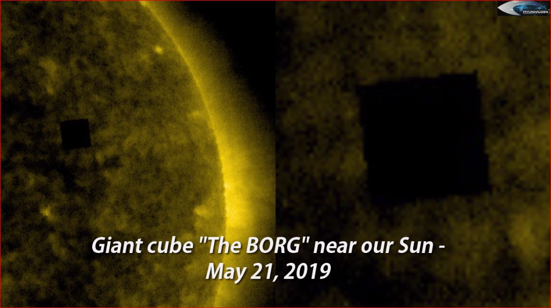 Гигантский куб "Тhe BORG" возле нашего Солнца - 21 мая 2019