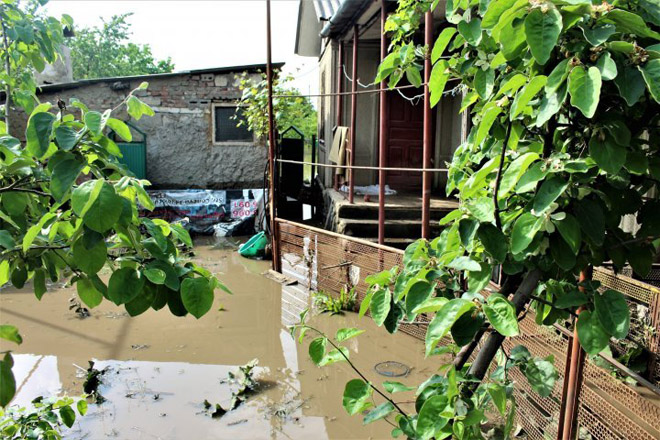 Непогода на севере Молдовы: пострадали посевы, подтоплены дома