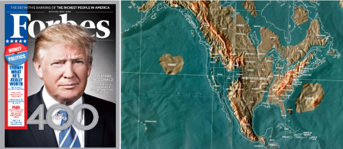 Forbes, журнал о миллиардерах, опубликовал… подробные карты затопления материков.