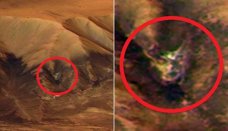 «Демоническое лицо» обнаружили на снимке Марса