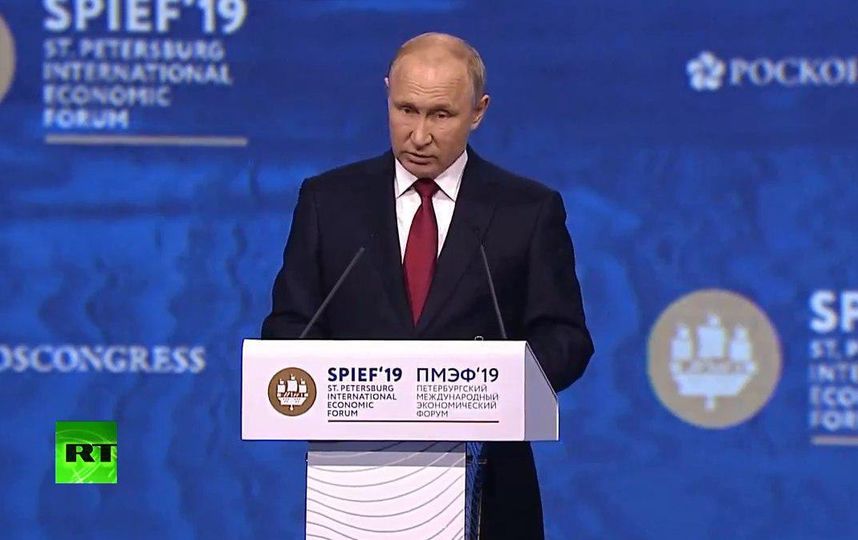 Речь Президента Владимира Путина на пленарном заседании ПМЭФ-2019