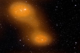 Ученые обнаружили «радиомост», соединяющий скопления галактик