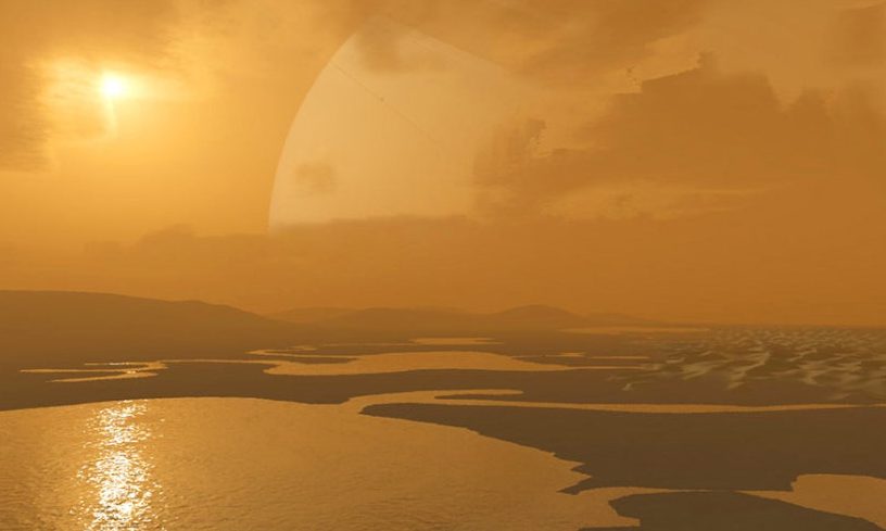 «Кольца» вокруг озер Титана могут быть созданы из инопланетных кристаллов