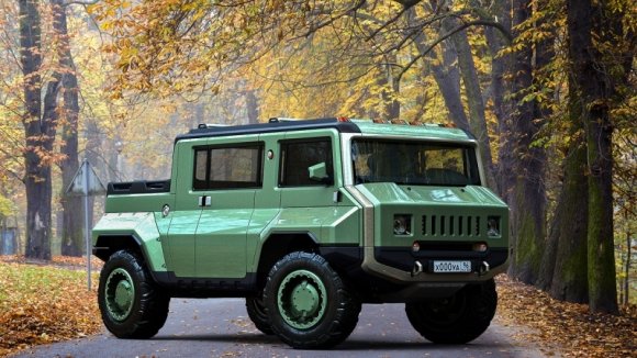 Американские СМИ по достоинству оценили концепт российского гибрида УАЗ и Hummer