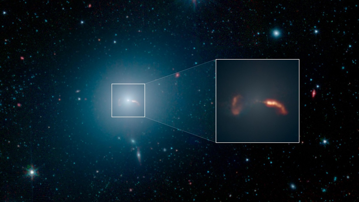 Астрономы подробно изучили струю, вырывающуюся из ядра галактики Мессье-87