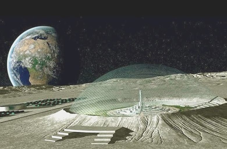 Очередной город пришельцев найден на Луне