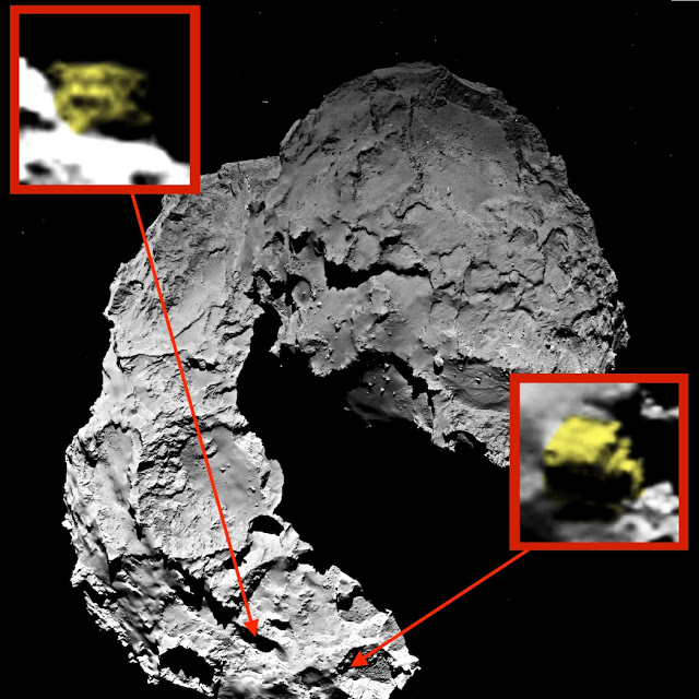 Уфолог увидел два «инопланетных корабля» на комете Чурюмова-Герасименко
