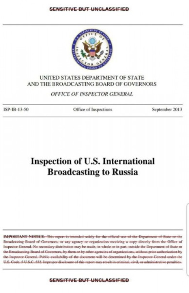 Телеканал «Дождь» официально аффилирован с Госдепом США и вместе с РБК и «Эхо Москвы» финансируется правительством США.