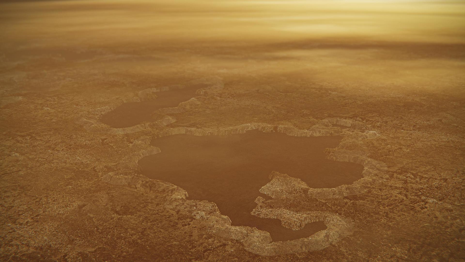 Озёра на Титане могут быть воронками гигантских взрывов