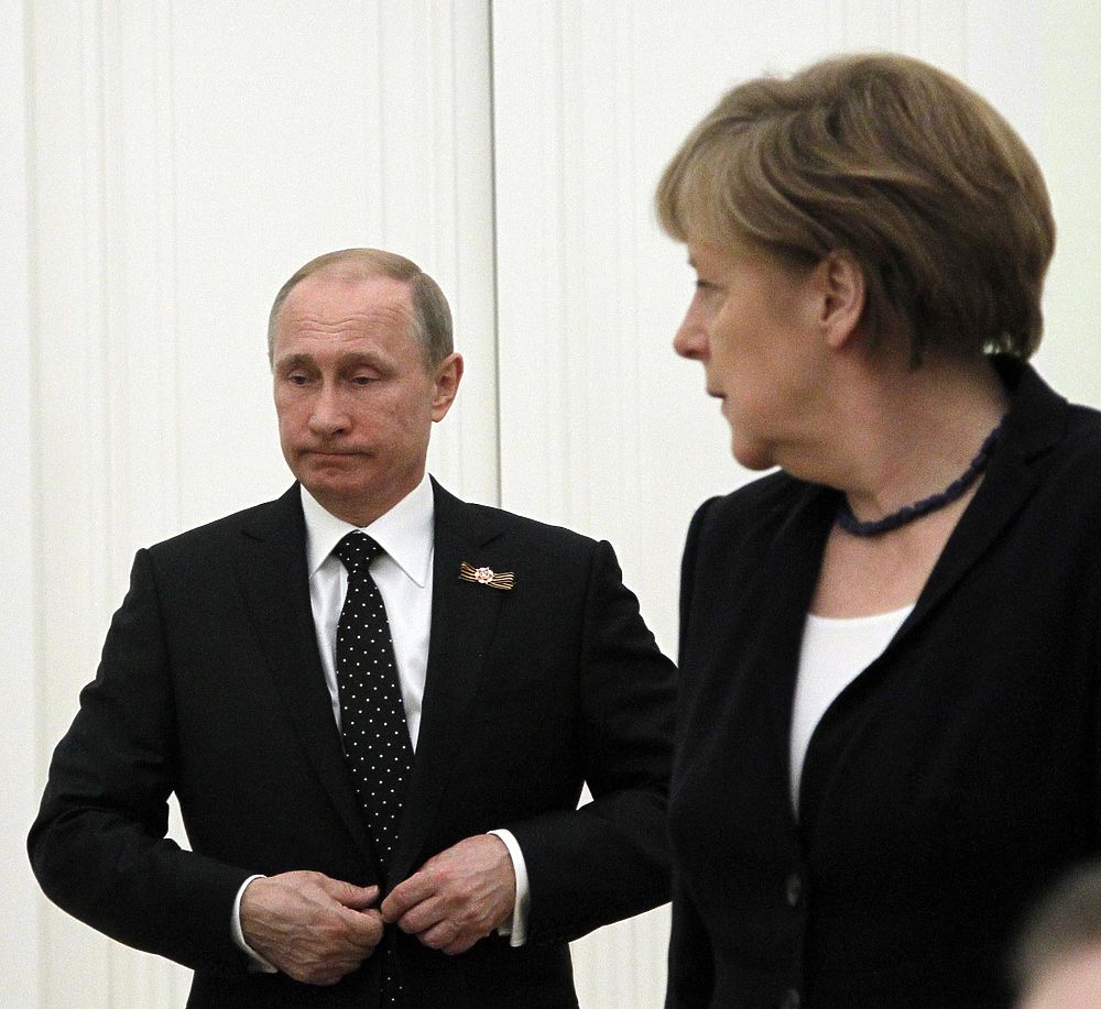 Меркель не уговорила Путина провести саммит "нормандской четверки"
