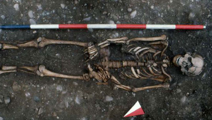 Найден скелет человека, погибшего от ужасной казни