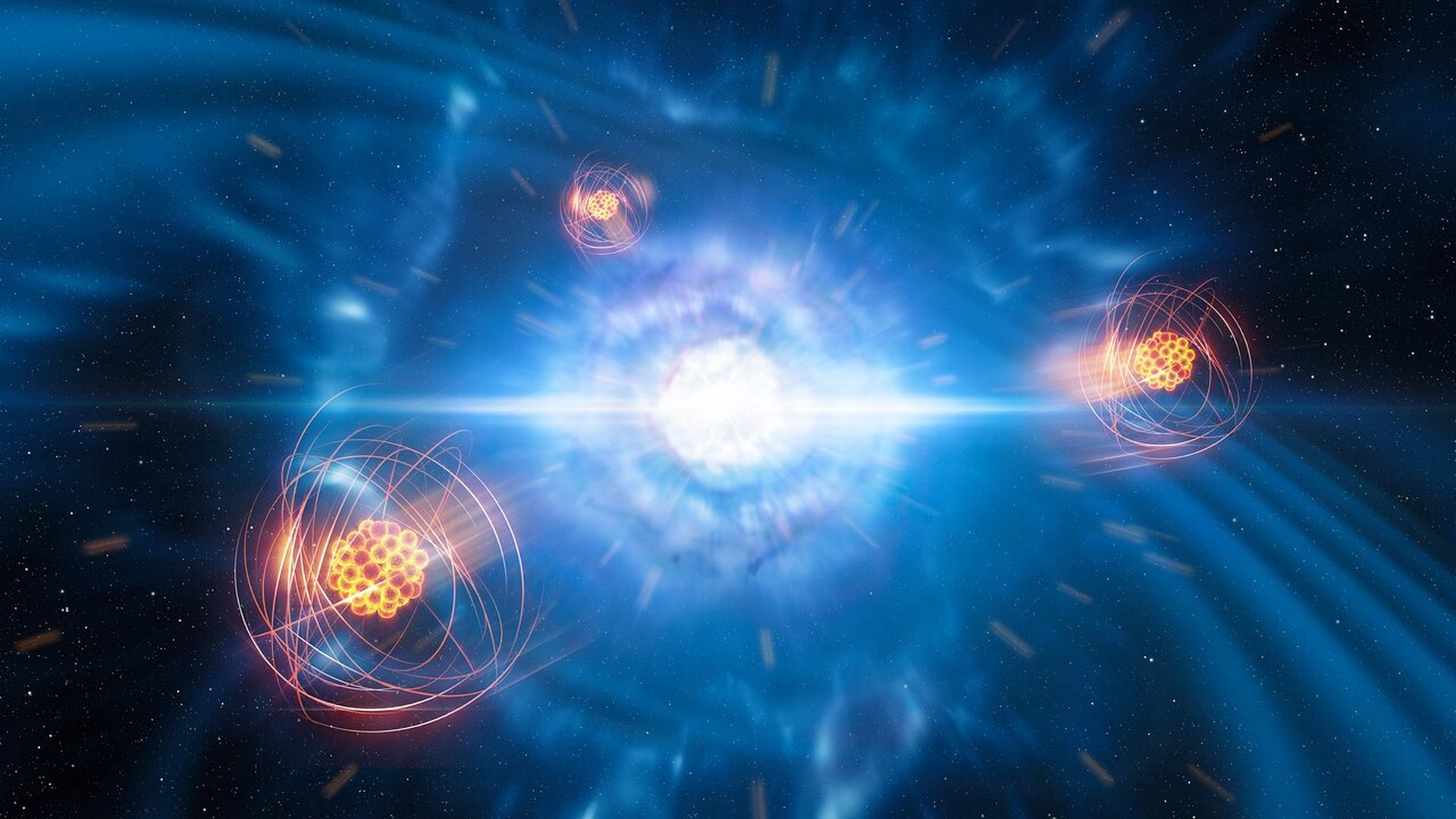 Свершилось: астрономы обнаружили стронций в месте столкновения нейтронных звёзд