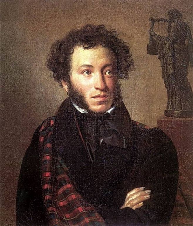Зачем Пушкину длинные ногти? Посмотрите на известный портрет