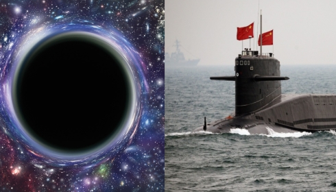 Китайскую подводную лодку в Южно-Китайском море затянуло в… черную дыру.
