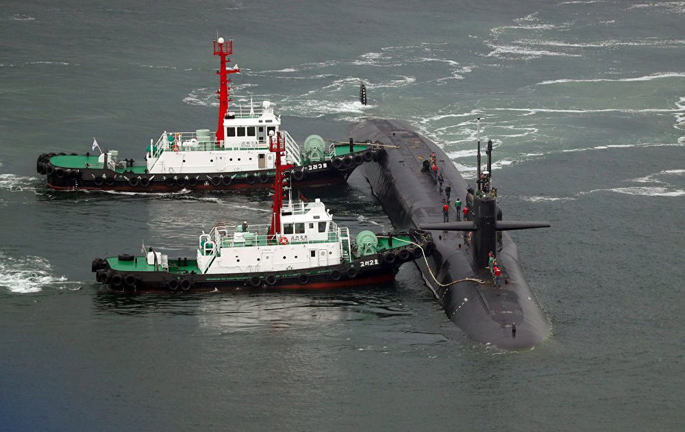 В Южно-Китайском море рванула атомная субмарина США