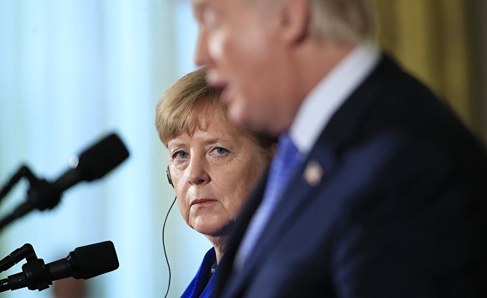 Times: немцы дают отпор США и ищут более тесных связей с Россией