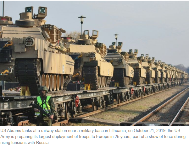 Армия США готовит крупнейшее за последние 25 лет развертывание войск в Европе