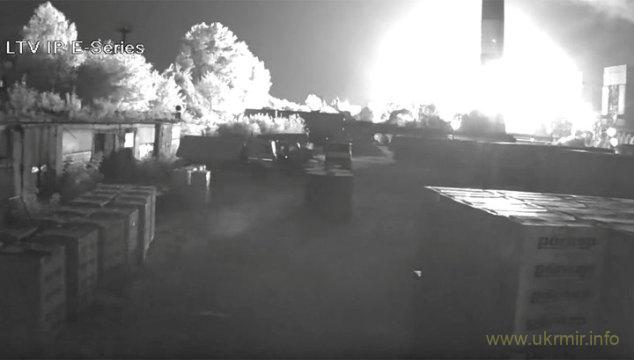 Взрыв на Рязанской ГРЭС: гигантский огненный шар сняли на видео