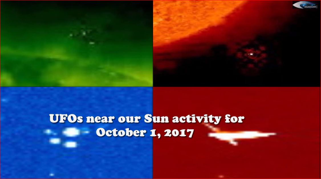 НЛО возле нашего Солнца активность за 1 октября 2017